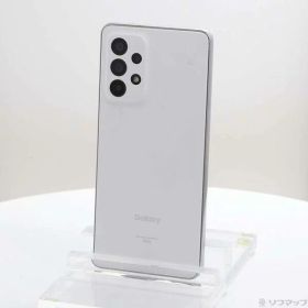 【中古】GALAXY(ギャラクシー) Galaxy A53 5G 128GB オーサムホワイト SCG15 au SIMフリー 【348-ud】