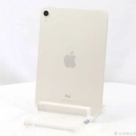 〔中古品〕 iPad mini 第6世代 256GB スターライト MK8H3J／A SIMフリー【305】