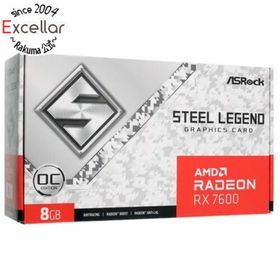 ASRock製グラボ Radeon RX 7600 Steel Legend 8GB OC PCIExp 8GB 元箱あり(PCパーツ)