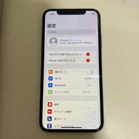 Apple iPhone X シルバー 本体
