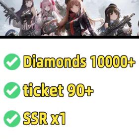 [グロバ] 10000+ダイヤ | SSR x1 | 採用バウチャー 90+ ✅