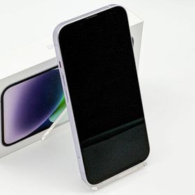アイフォーン(iPhone)の【未使用級】Apple アップル iPhone 14 パープル 本体 付属品付き(スマートフォン本体)
