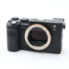 【中古】 《良品》 SONY α7C ボディ ILCE-7C ブラック 【ホットシューバネSDスロットファインダーカバー部品交換/各部点検済】 [ デジタルカメラ ]