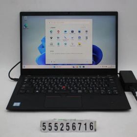 Lenovo ThinkPad X1 Carbon 6th Gen Core i5 8350U 1.7GHz/8GB/256GB(SSD)/14W/FHD(1920x1080) タッチパネル/Win11 【555256716】