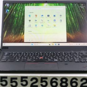 Lenovo ThinkPad X1 Carbon 6th Gen Core i5 8350U 1.7GHz/8GB/256GB(SSD)/14.0W/FHD(1920x1080) タッチパネル/Win11 【555256862】