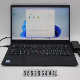 Lenovo ThinkPad X1 Carbon 6th Gen Core i5 8350U 1.7GHz/8GB/256GB(SSD)/14.0W/FHD(1920x1080) タッチパネル/Win11 【555256494】