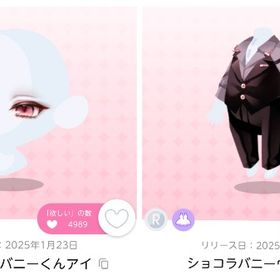 想い秘めるバニーくんアイ×2 ＋ショコラバニーウェイター×2 | ポケコロツイン(ポケツイ)のアカウントデータ、RMTの販売・買取一覧