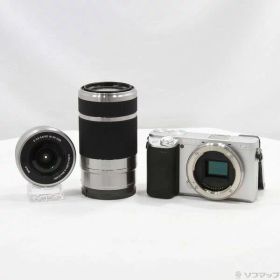 【中古】SONY(ソニー) α6400 ILCE-6400Y ダブルズームレンズキット シルバー 【352-ud】