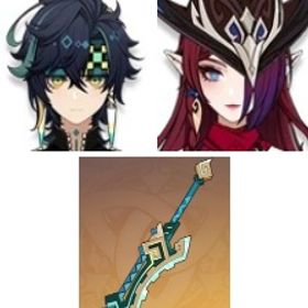 即対応|天空の翼+モナ+チャスカ+山の王の長牙+キィニチ2凸+ディルック+刻晴1凸+天空の刃|引退垢 | 原神のアカウントデータ、RMTの販売・買取一覧