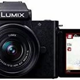 【中古】パナソニック Vlog ミラーレス一眼カメラ ルミックス G100K 標準ズームレンズキット ブラック DC-G100K-K