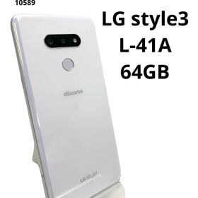 LG style3 L-41A 64GB オーロラホワイト SIMロック解除済み