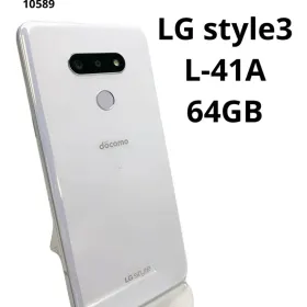 LG style3 L-41A 64GB オーロラホワイト SIMロック解除済み 中古】LG