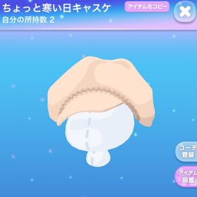 ちょっと寒い日キャスケ | ポケコロのアイテム、RMTの販売・買取一覧