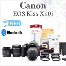 すぐに使える！豪華フルセット✨キヤノン EOS KissX10i✨トリプルレンズ