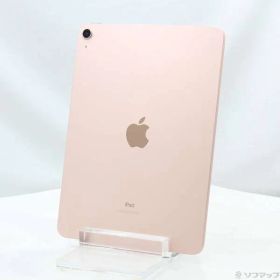 〔中古品〕 iPad Air 第4世代 64GB ローズゴールド MYFP2J／A Wi-Fi【198】