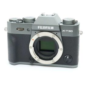 【中古】 《良品》 FUJIFILM X-T30 ボディ チャコールシルバー 【ファインダー部品交換/各部点検済】 [ デジタルカメラ ]