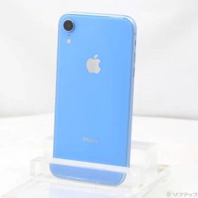 〔中古品〕 iPhoneXR 64GB ブルー MT0E2J／A SIMフリー【352】