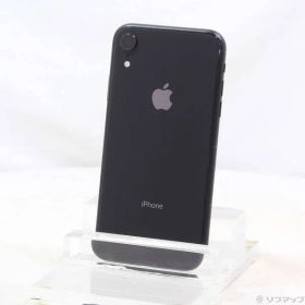 〔中古品〕 iPhoneXR 64GB ブラック MT002J／A SIMフリー【276】