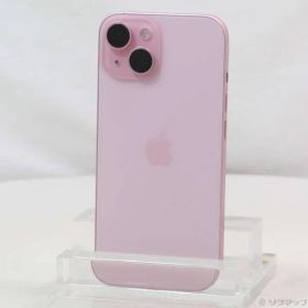 〔中古品〕 iPhone15 128GB ピンク MTMJ3J／A SIMフリー【377】