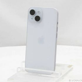 〔中古品〕 iPhone15 256GB ブルー MTMR3J／A SIMフリー【196】
