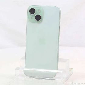 〔中古品〕 iPhone15 256GB グリーン MTMT3J／A SIMフリー【262】
