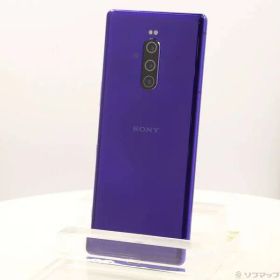 〔中古品〕 Xperia 1 64GB パープル 802SO SoftBank【377】