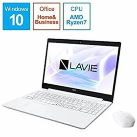 【中古】NEC (エヌイーシー) ノートPC LAVIE Note Standard PCNS600NAW2 カームホワイト [Ryzen 7・15.6インチ・・SSD 512GB・メモリ 8GB](ノートPC)