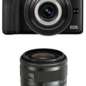 Canon ミラーレス一眼カメラ EOS M3(ブラック)・クリエイティブマクロ ダブルレンズキット EOSM3BK-CMWLK