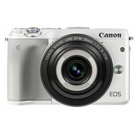 Canon ミラーレス一眼カメラ EOS M3(ホワイト)・クリエイティブマクロ レンズキット EF-M28mm F3.5 IS STM付属 EOSM3WH-CMLK(ミラーレス一眼)