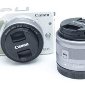 中古 美品 Canon キヤノン ミラーレス一眼 カメラ EOS M3 ダブルレンズキット2 EOSM3WH-WLK2