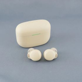 SONY WF-LS900N LinkBuds S ワイヤレスイヤホン USED美品 ノイズキャンセリング 外音取込 ハイレゾ IPX4 マイク エクリュ 完動品 V9635