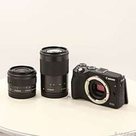 〔中古品〕 EOS M3 ダブルズームキット2 BK (2420万画素／SDXC／ブラック)〔中古品〕 EOS M3 ダブルズームキット2 BK (2420万画素／SDXC／ブラック)