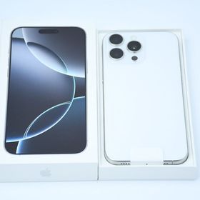 【新品同様＊バッテリー100％】SIMフリー iPhone16 Pro Max 256GB ホワイト