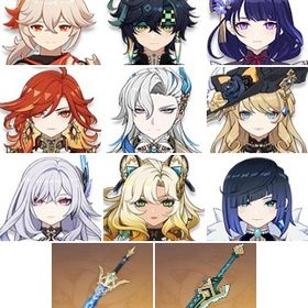 雷電将軍+スカーク+シロネン+夜蘭+ヌヴィレット+楓原万葉1凸+キィニチ+マーヴィカ+ナヴィア | 原神のアカウントデータ、RMTの販売・買取一覧