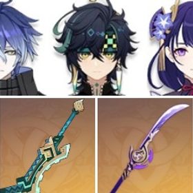 夢見月瑞希+草薙の稲光+刻晴+キィニチ+雷電将軍+ティナリ+山の王の長牙+モナ1凸+ディシア+フリン | 原神のアカウントデータ、RMTの販売・買取一覧