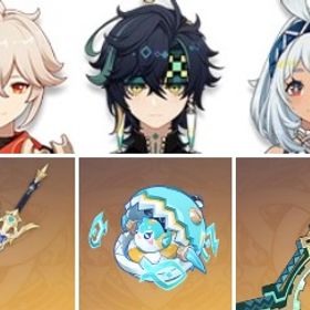 サーフィンタイム+山の王の長牙+楓原万葉+夢見月瑞希+蒼古なる自由への誓い+ティナリ+キィニチ+ムア | 原神のアカウントデータ、RMTの販売・買取一覧