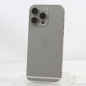 〔中古品〕 iPhone15 Pro Max 256GB ナチュラルチタニウム MU6R3J／A SIMフリー【198】