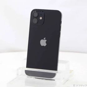 〔中古品〕 iPhone12 64GB ブラック MGHN3J／A SIMフリー【262】