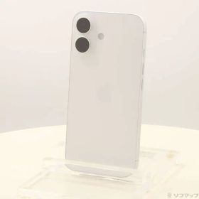 〔中古品〕 iPhone16 128GB ホワイト MYDR3J／A SIMフリー【297】