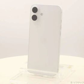 〔中古品〕 iPhone16 Plus 256GB ホワイト MXVH3J／A SIMフリー【297】