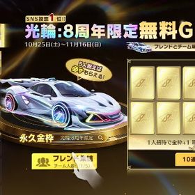 ✨光輪:8周年限定✨フレンド5人集結✨即購入⭕️ | 荒野行動のアカウントデータ、RMTの販売・買取一覧