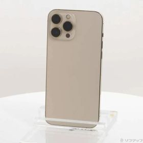 〔中古品〕 iPhone13 Pro Max 256GB ゴールド MLJA3J／A SIMフリー【262】
