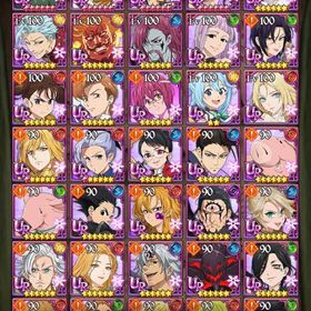 グラクロ ランク124 強キャラ多数所持しています！ 未連携です！