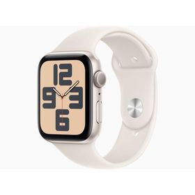 アップル MXEV3J/A Apple Watch SE 第2世代GPSモデル 44mmスターライトアルミニウムケースとスターライトスポーツバンド M/L 新品 送料無料