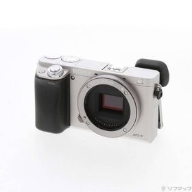 〔中古〕SONY(ソニー) α6000 ボディ シルバー ILCE-6000〔196-ud〕