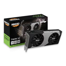 GD5060T-16GERX2 ELSA ブラック INNO3D GeForce RTX 5060 Ti 16GB TWIN X2 [グラフィックボード]