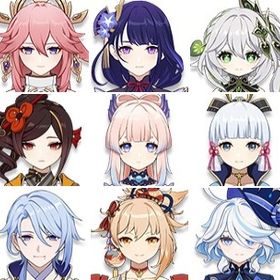 七七+フリーナ+千織+八重神子+神里綾華1凸+雷電将軍+珊瑚宮心海+夢見月瑞希+神里綾人+宵宮+ナヒ | 原神のアカウントデータ、RMTの販売・買取一覧