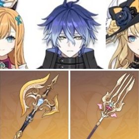 夢見月瑞希1凸+エスコフィエ+フリンズ+香りのシンフォニスト+風鷹剣+ナヴィア1凸+七七1凸+裁断 | 原神のアカウントデータ、RMTの販売・買取一覧