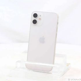 〔中古品〕 iPhone12 mini 128GB ホワイト MGDM3J／A SIMフリー【305】