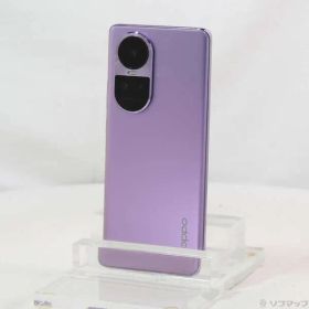 〔中古品〕 OPPO Reno10 Pro 5G 256GB グロッシーパープル A302OP Softbank SIMフリー【258】